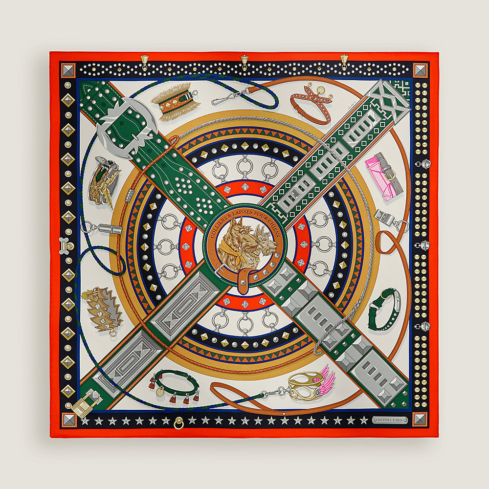 Colliers et Laisses pour Chiens scarf 90 | Hermès USA